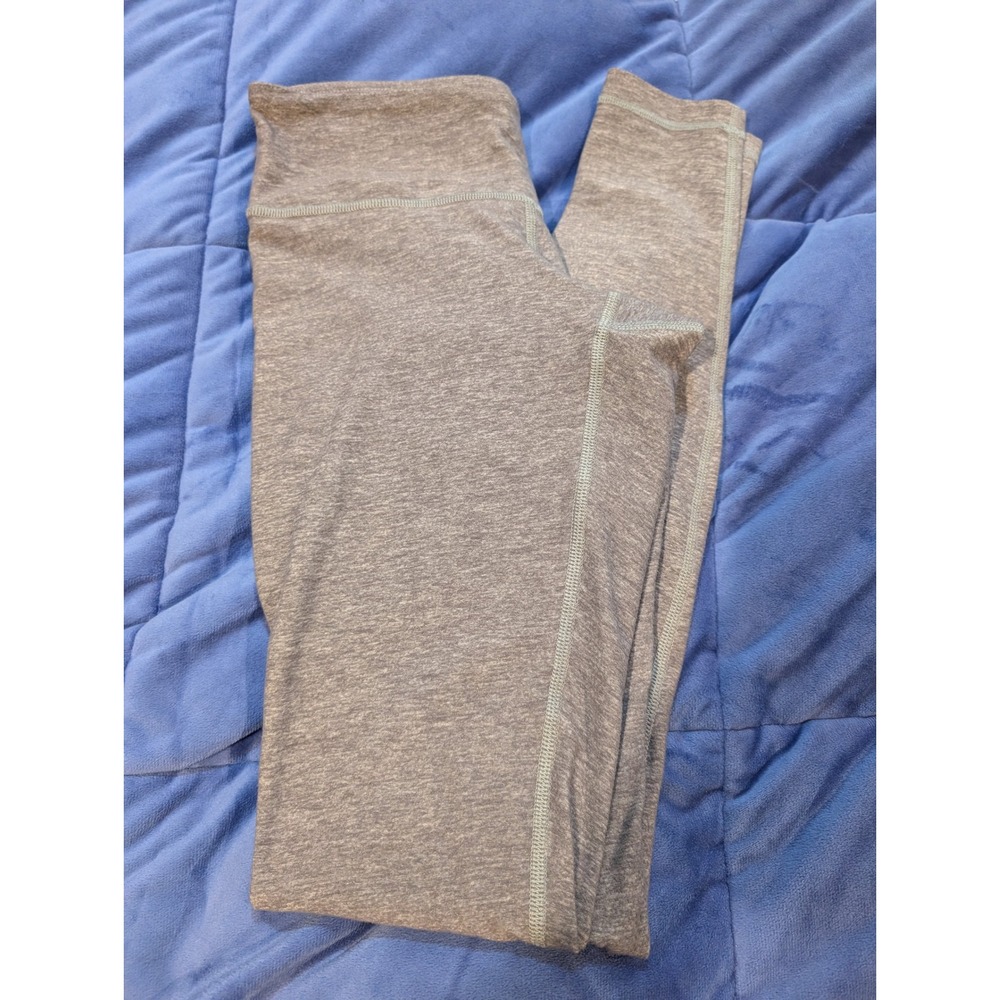 Lululemon Wunder Under Leggings Women 4 Gray Heathered Yoga Activewear Pants